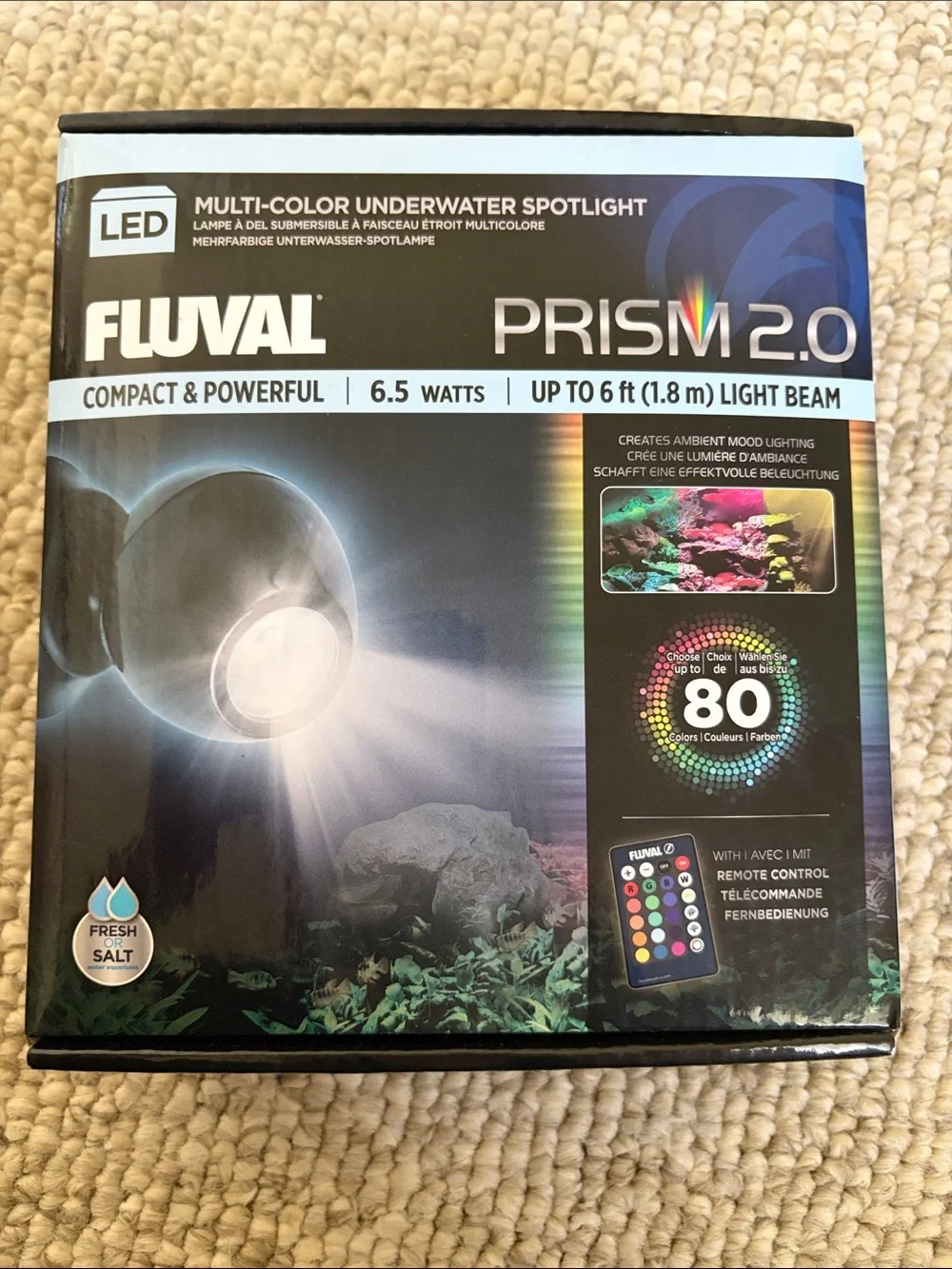 Prism 2.0 Multi-Color Underwater Spotlight - Blue/White